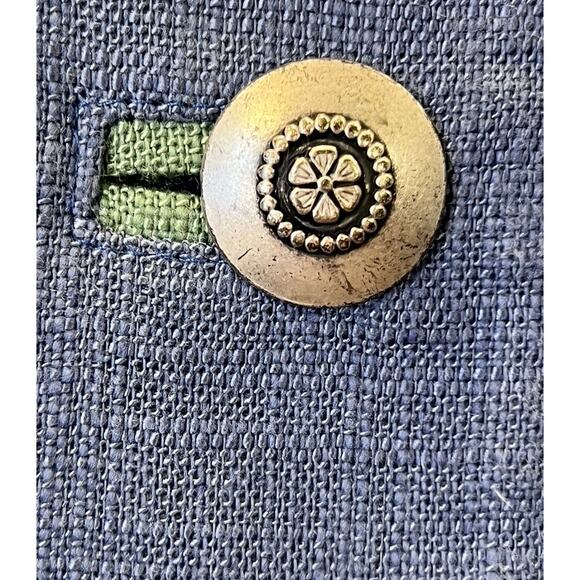 Vtg Alphorn Austria Folk Vest Waistcoat 36 Pants 38 Blue Green German Cottage - Picture 3 of 16